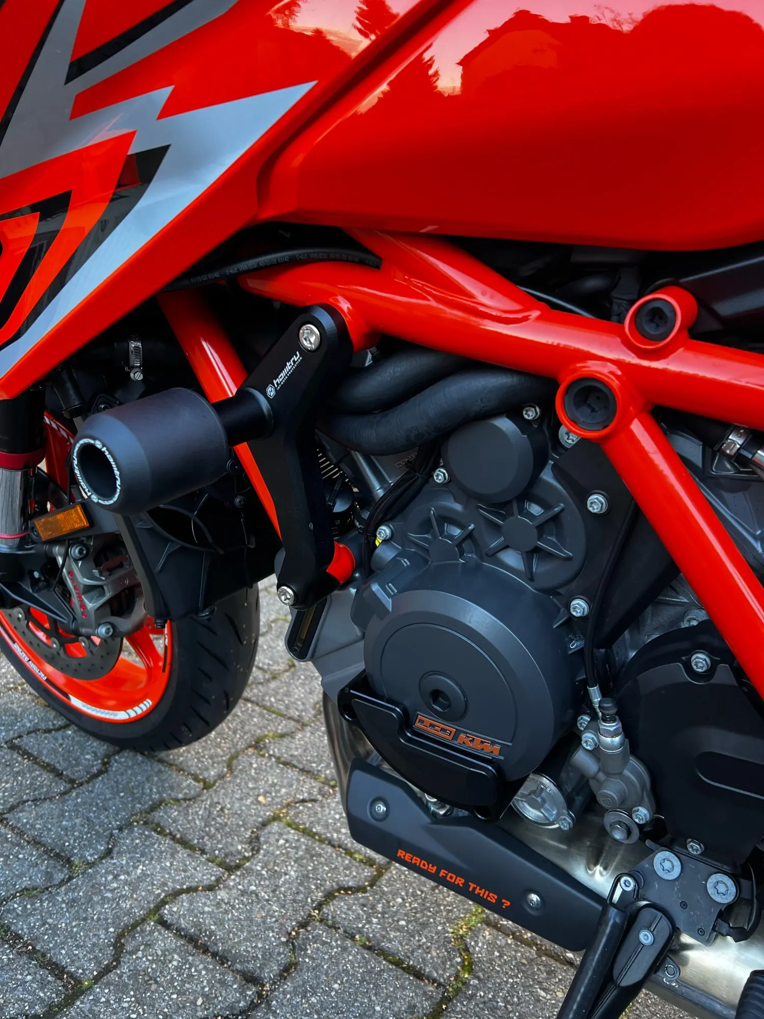 Sturzpads KTM 1290 Lieferumfang komplett