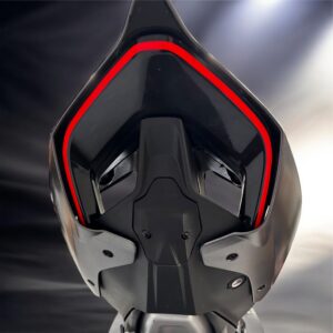 Kennzeichen-Abdeckung Ducati Panigale V4 montiert